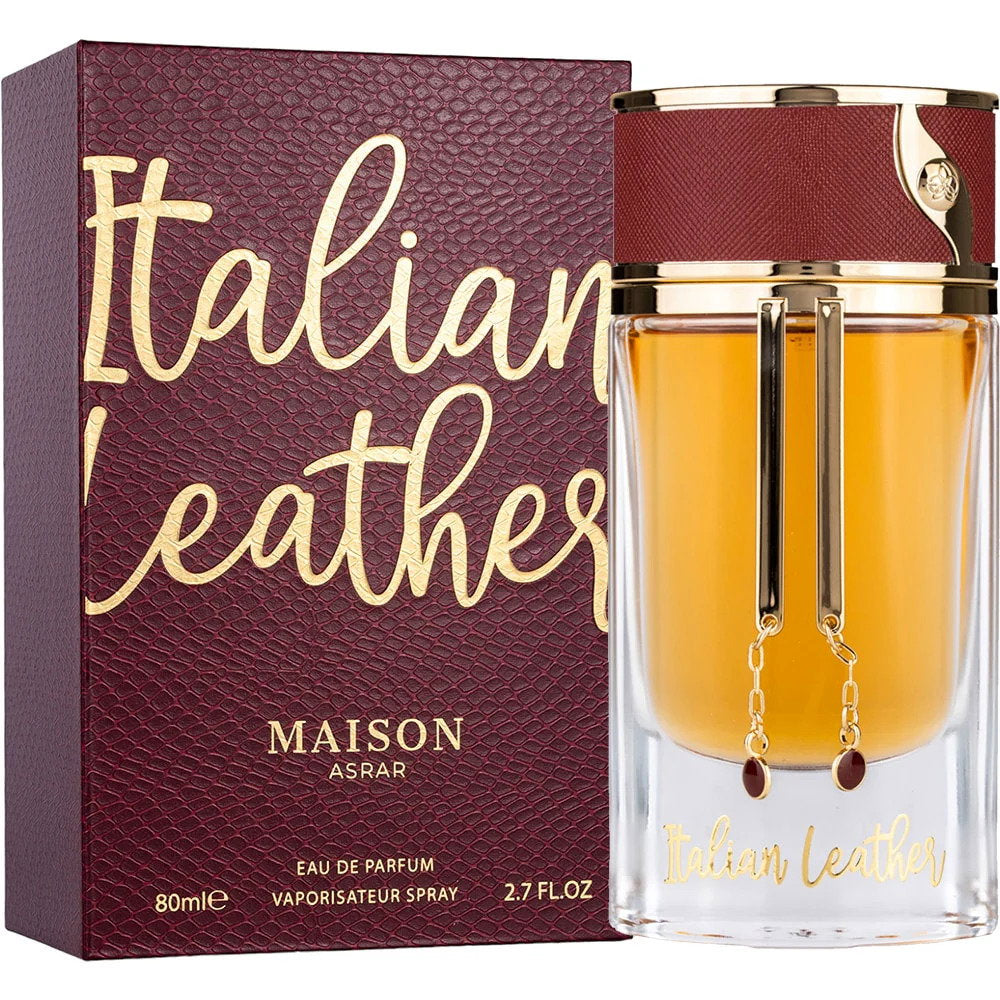 Maison Asrar, Italian Leather, Parfymvatten, Unisex, 80 ml