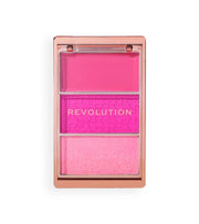Makeup Revolution, Blush Icon, Rougepalett, Hot Pink Flag, 6.3 g