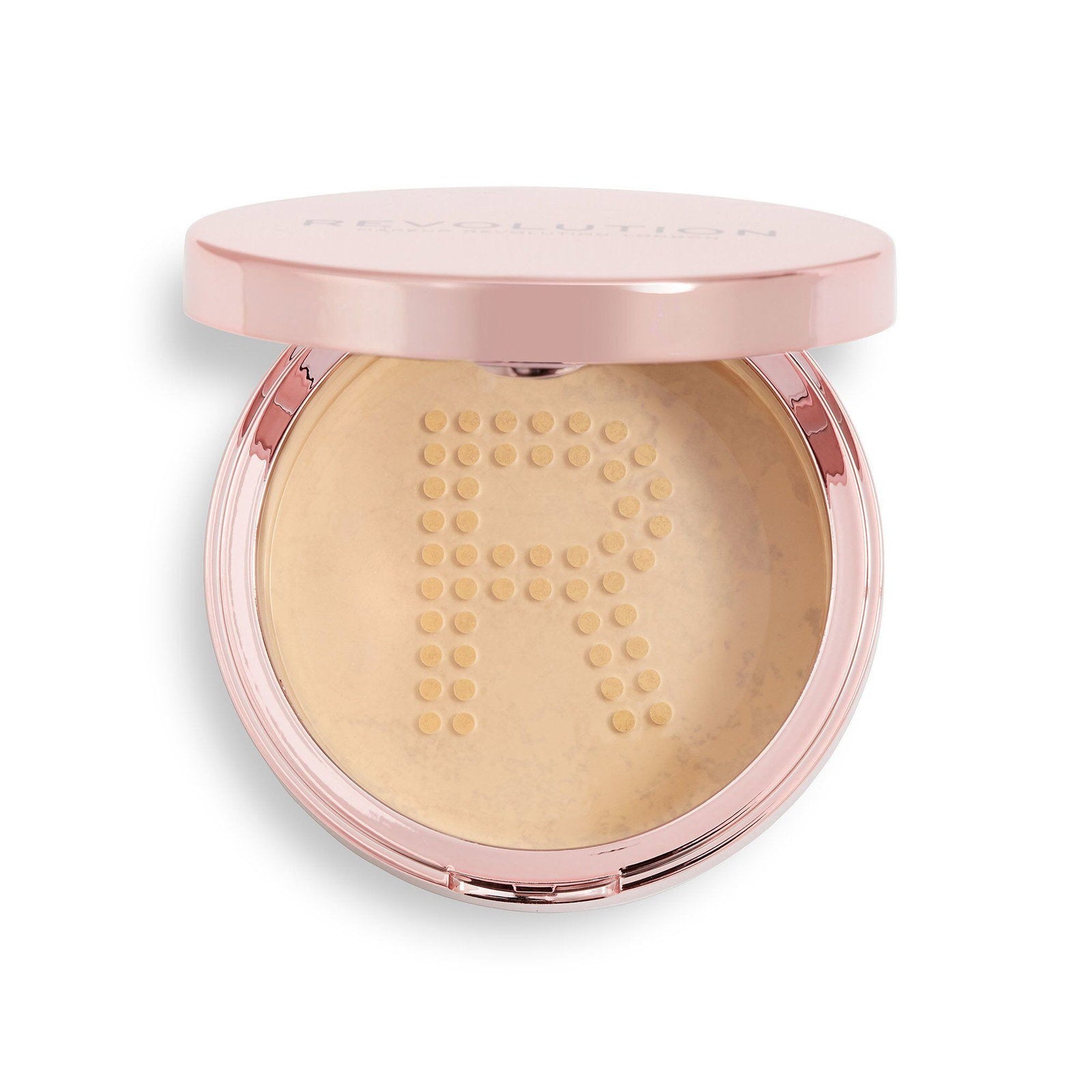 Makeup Revolution, Conceal & Fix, Vegan, Löst fixeringspuder, Mellangul, 13 g