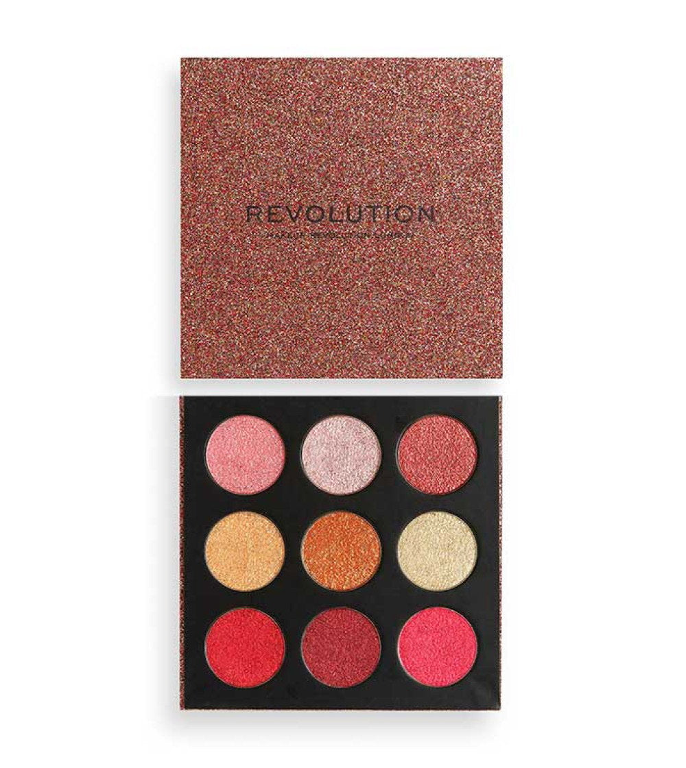 Makeup Revolution, Euphoric Foil Palette, Ögonskuggspalett, House of fun, 25 g