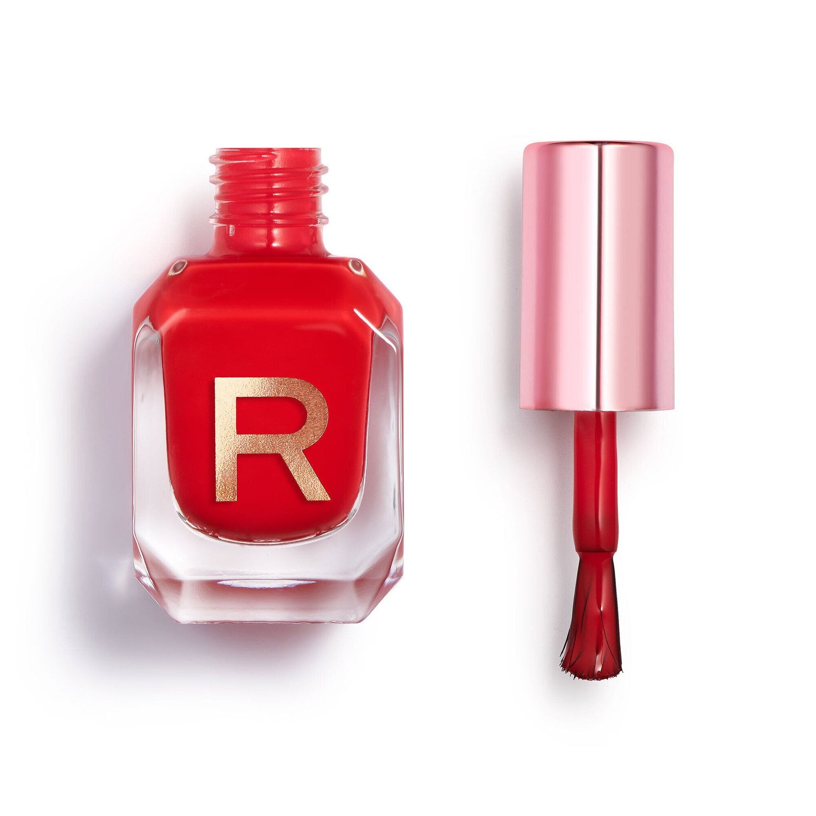 Makeup Revolution, Express, Nagellack, Röd Rusning, 10 ml
