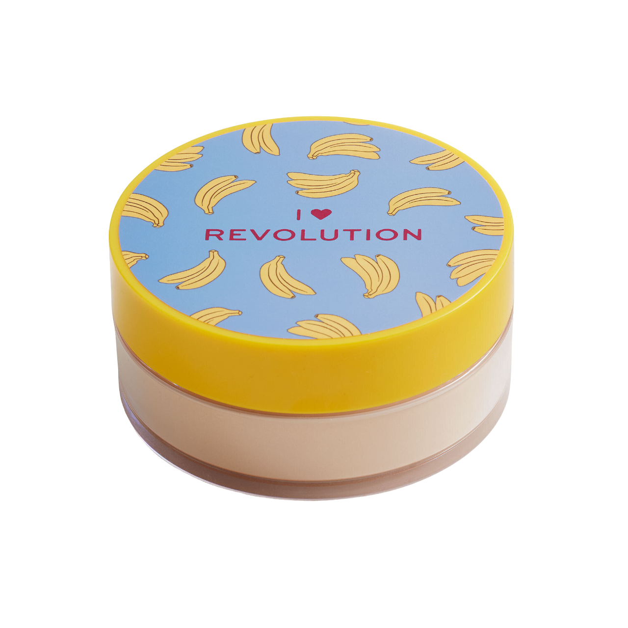 Makeup Revolution, I Heart Revolution, Löst fixeringspuder, Banan, 22 g