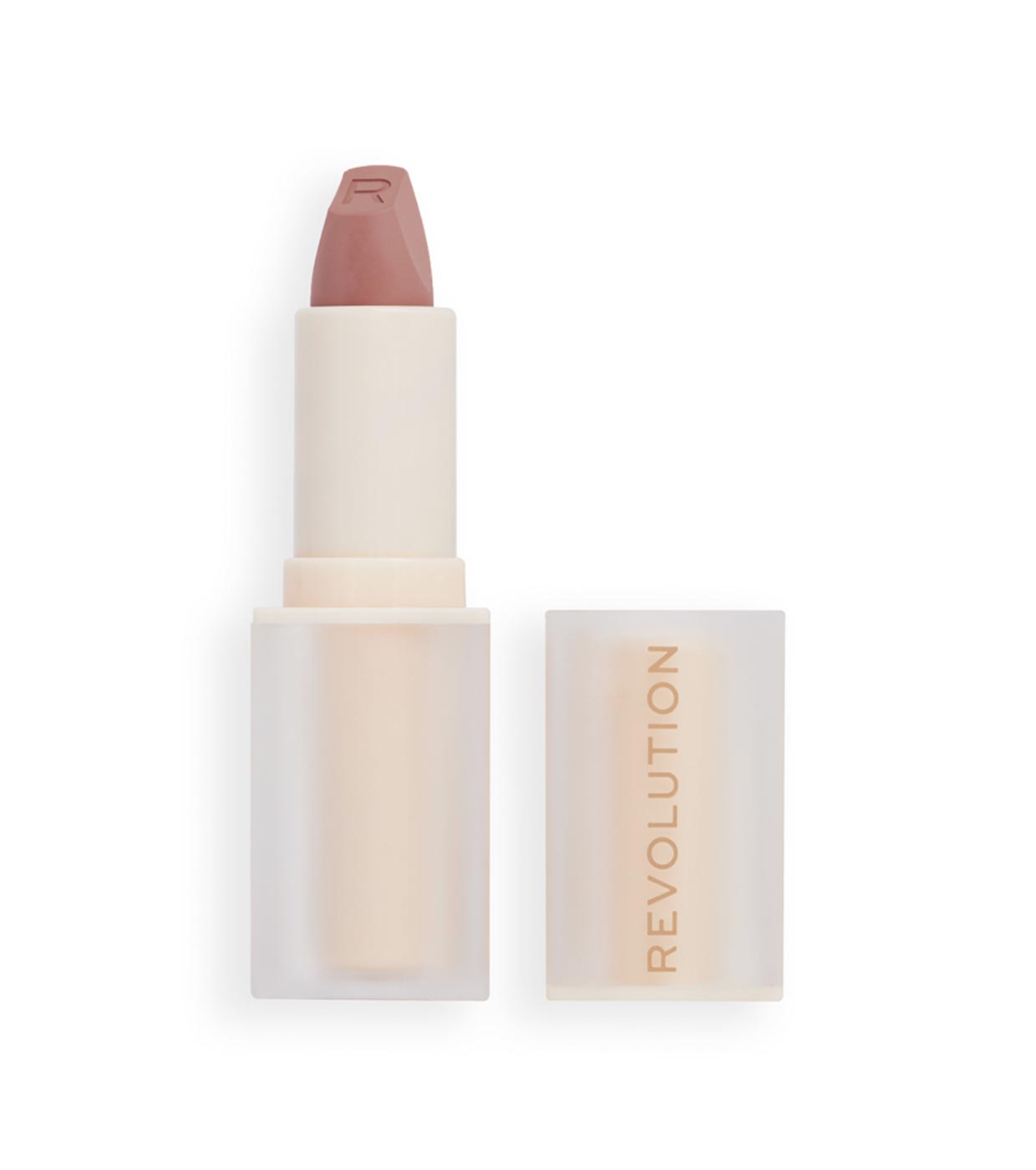 Makeup Revolution, Lasting Kiss, Krämigt läppstift, Brunch Rosa Naken, 3.2 g