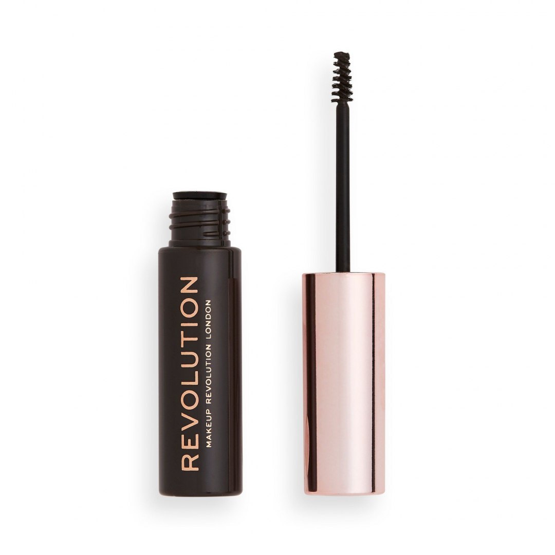 Makeup Revolution, Makeup Revolution, Ögonbrynsgel, Mörkbrun, 6 ml