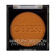 Makeup Revolution, Obsession, Ögonskuggspuder, E166, Guldkusten, 2 g