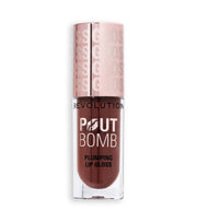 Makeup Revolution, Pout Bomb, Utfyllnad, Läppglans, Espresso Cool, 4.6 ml