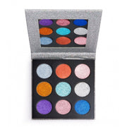 Makeup Revolution, Pressed Glitter, Ansiktspalett, Illusion, 13.5 g