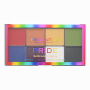 Makeup Revolution, Pride Express Myself, Ansiktspalett, 8 nyanser, 16 g