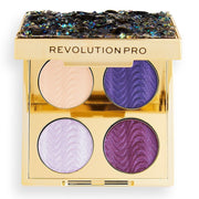 Makeup Revolution, Pro Ultimate, Ögonskuggspalett, Dolda juveler, 4 nyanser, 0.8 g
