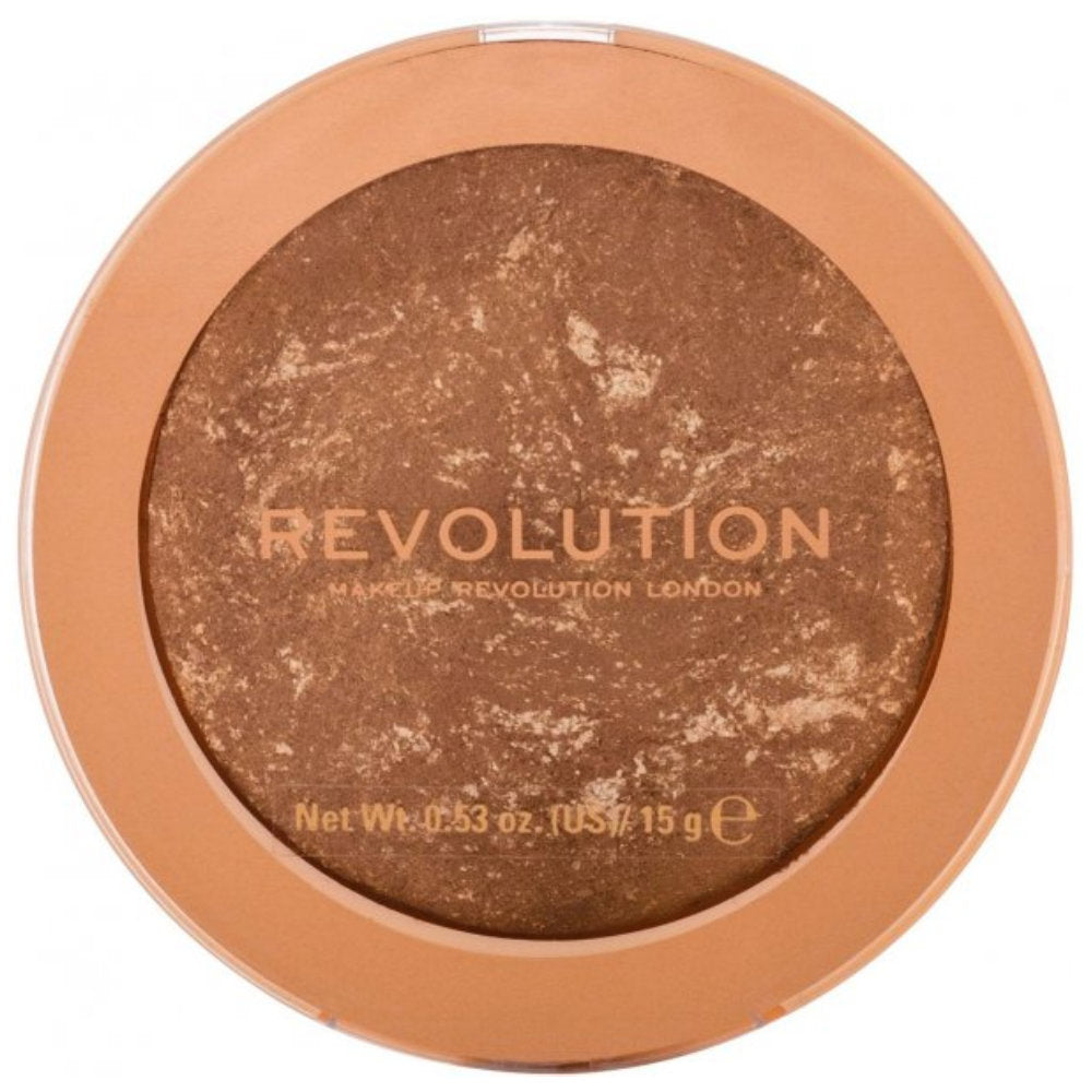 Makeup Revolution, Reloaded, Bronzer kompaktpuder, Ta en semester, 15 g