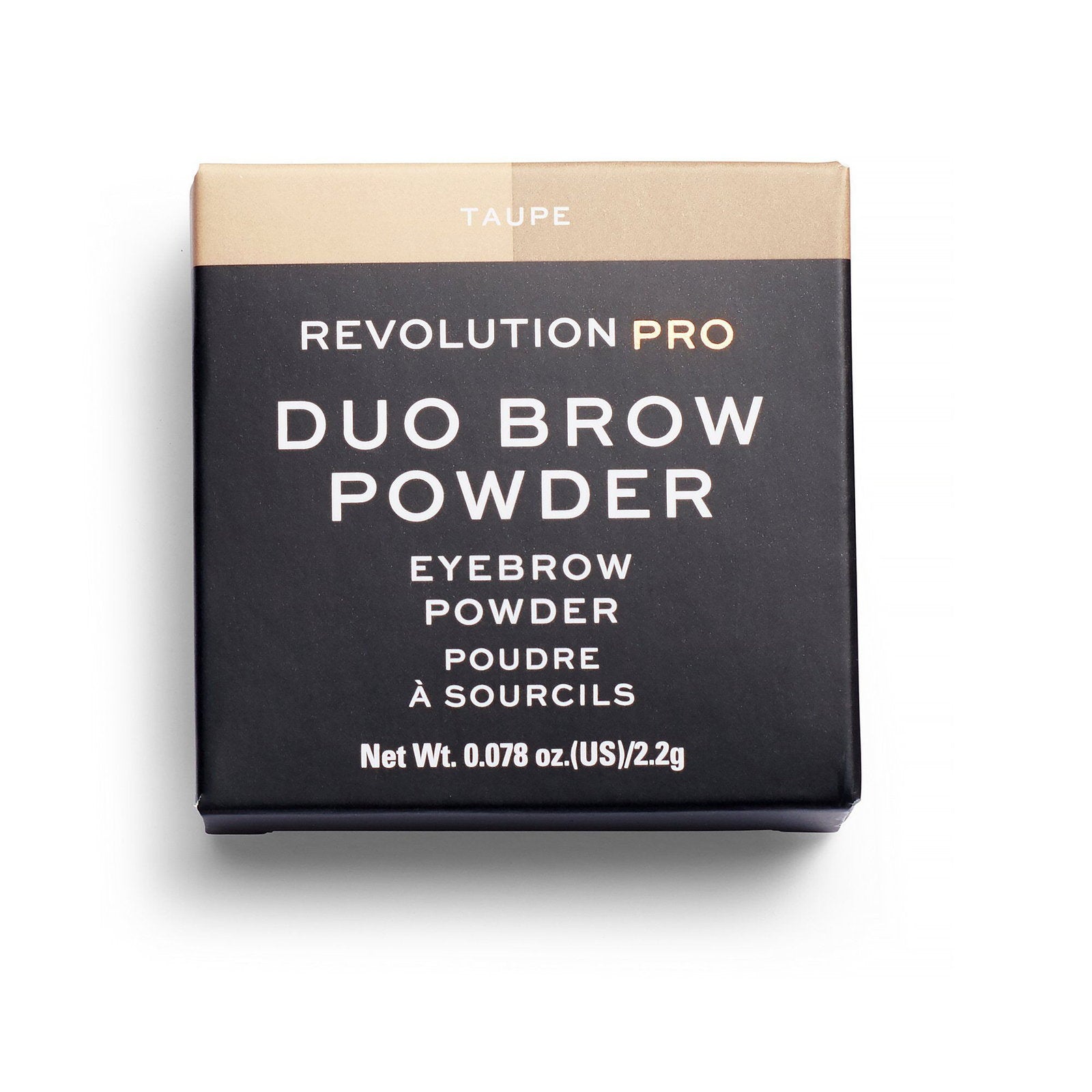 Makeup Revolution, REVOLUTION PRO, Vegan, Ögonbrynspuder, Taupe, 2.2 g