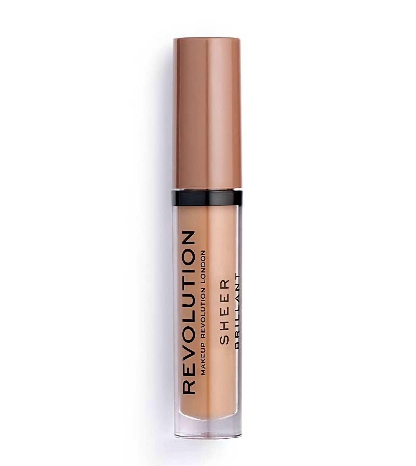 Makeup Revolution, Sheer Brillant, Vegan, Läppglans, 119, Hets, 3.5 ml