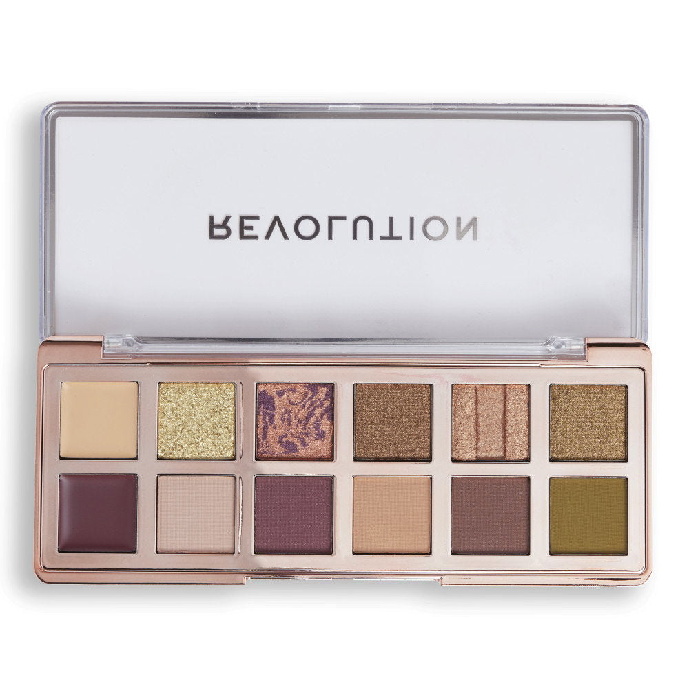 Makeup Revolution, The Eternal Icon Green, Ögonskuggspalett, 12 nyanser, 8 g