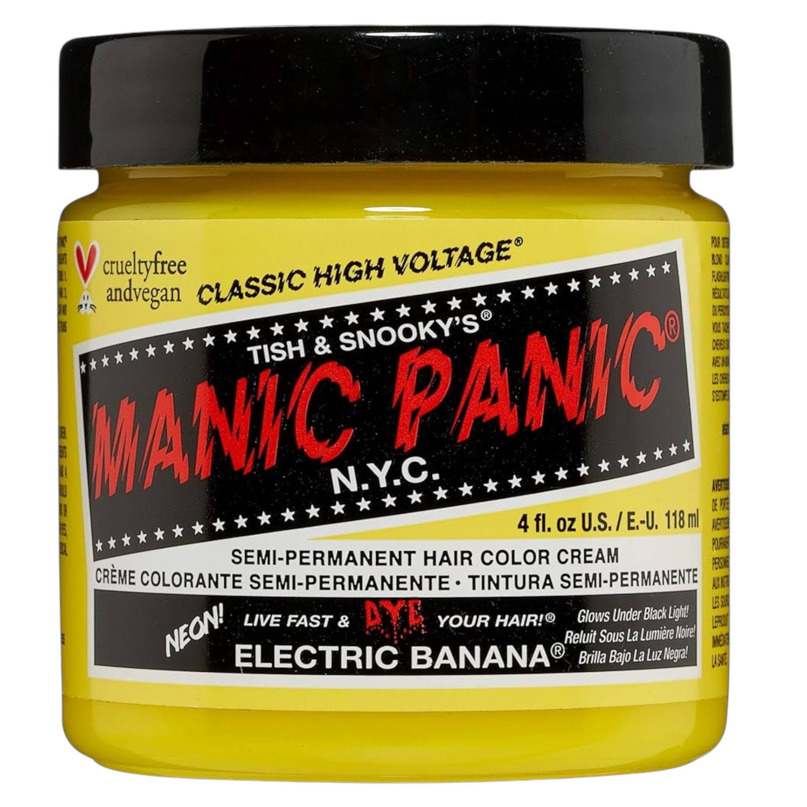 Manic Panic, Classic High Voltage Electric Banana, Semi-permanent hårfärg, 118 ml