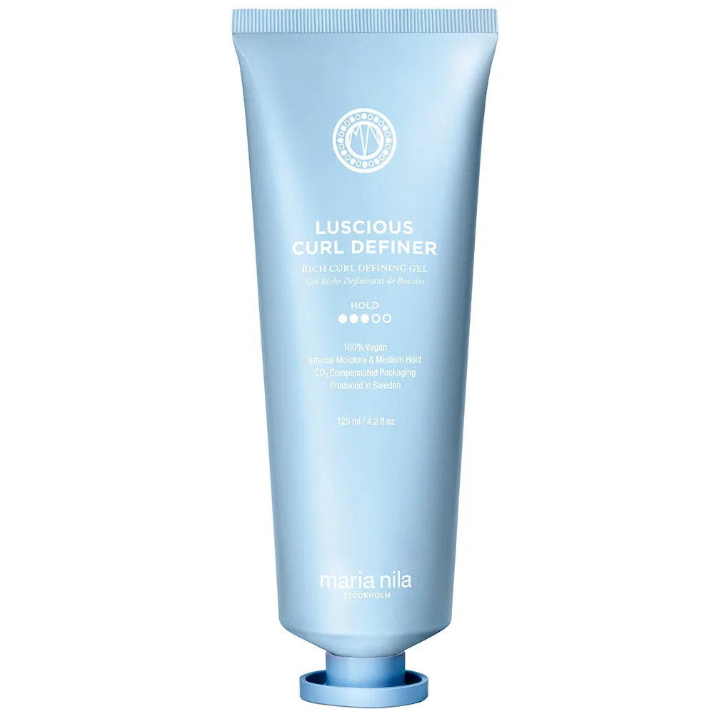Maria Nila, Coils & Curls Luscious, Hair Styling Gel, Lockdefinition, Stark stadga, 125 ml