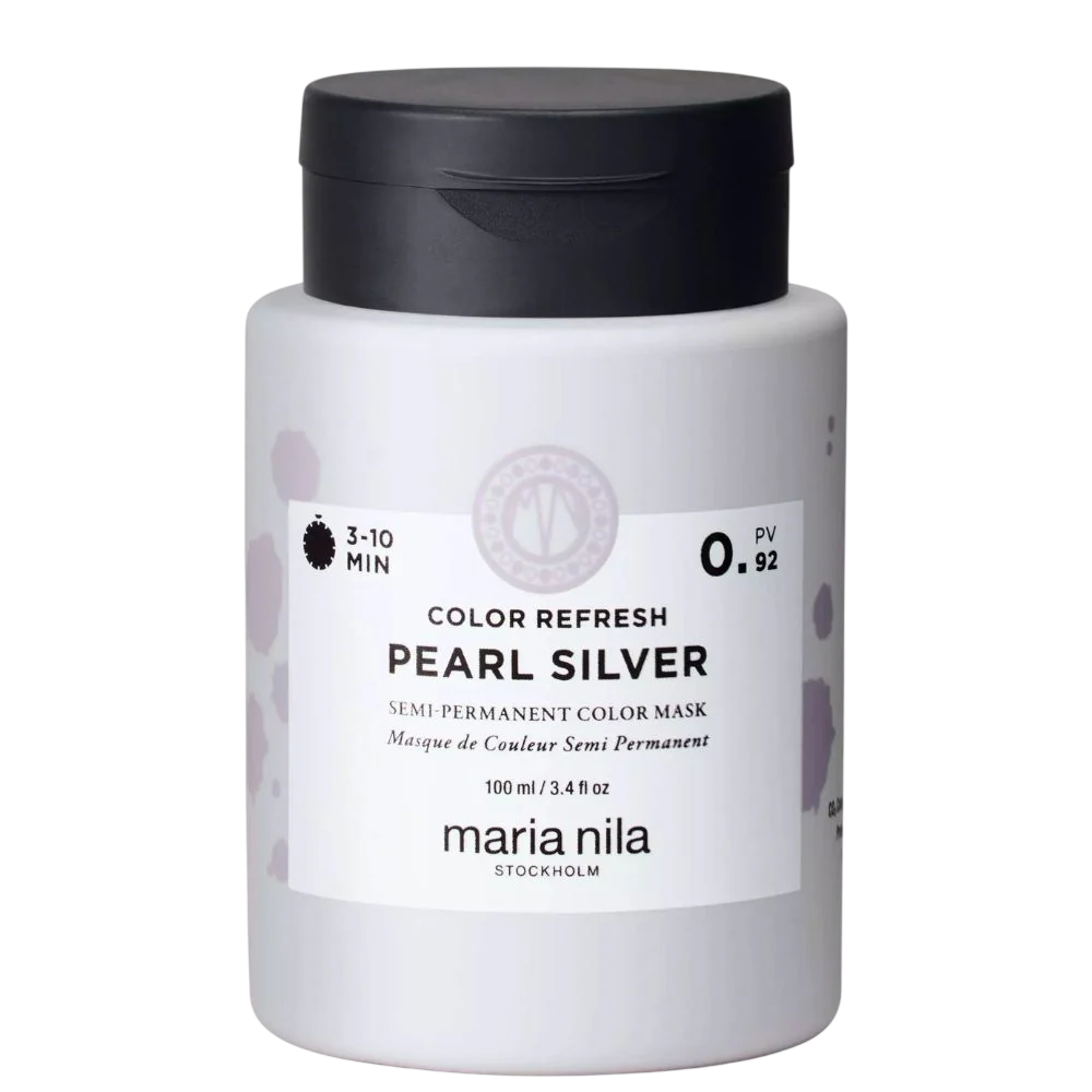 Maria Nila, Colour Refresh, Hårfärgningskräm mask, För färguppfräschning, 0.92 Pearl Silver, 100 ml