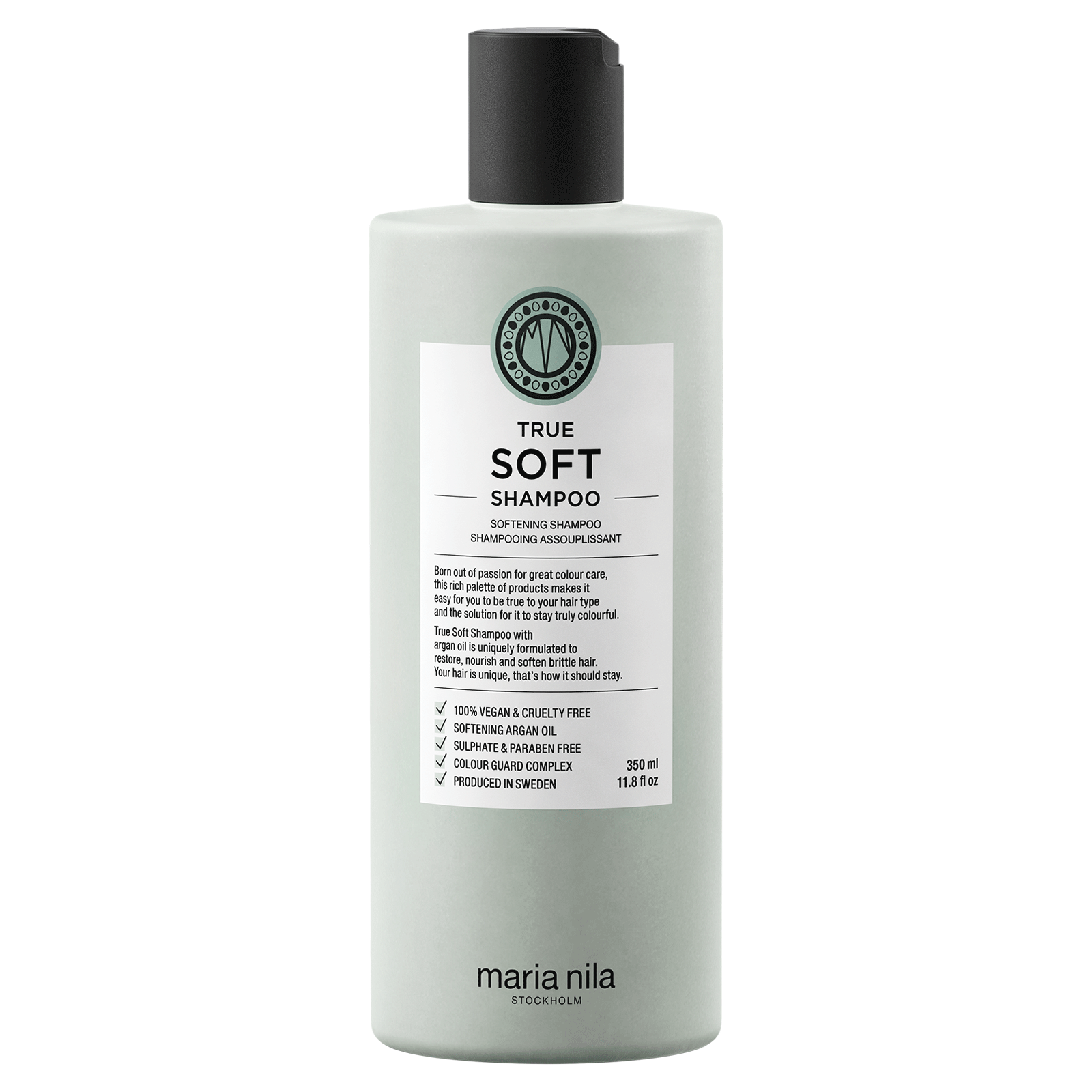Maria Nila, True Soft, Cruelty-free, Schampo, Återfuktande, 350 ml