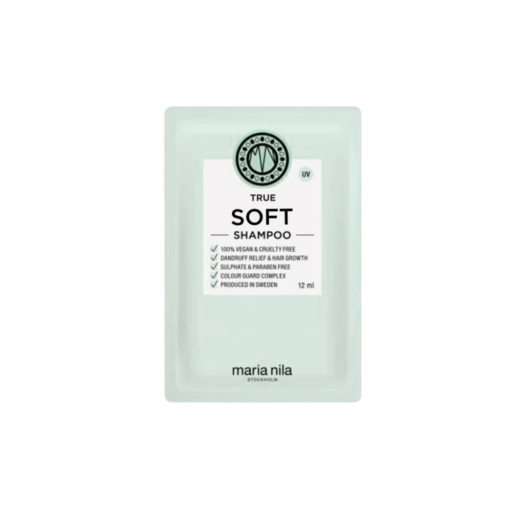 Maria Nila, True Soft, Vegan, Hårschampo, Mjällkontroll, 12 ml