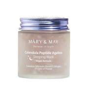 Mary and May, Calendula Peptide Ageless, Hydrating & Calming, Nattsömnsmask, 110 g