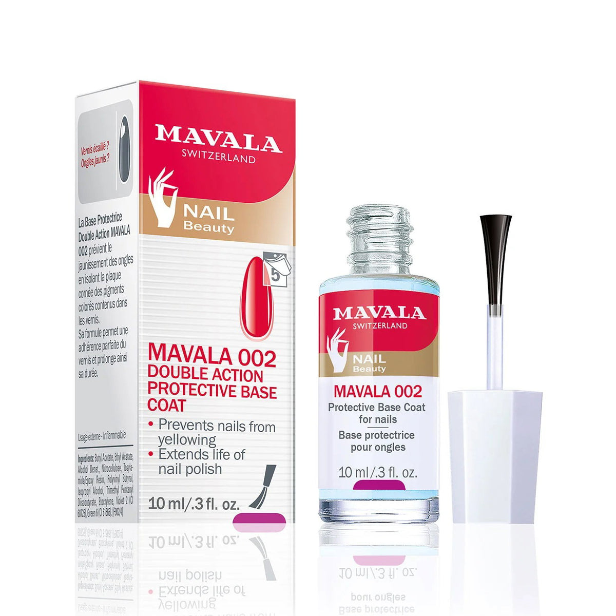 Mavala, Mavala 002, Protective & Strengthening, Nagelförstärkande lack, 10 ml