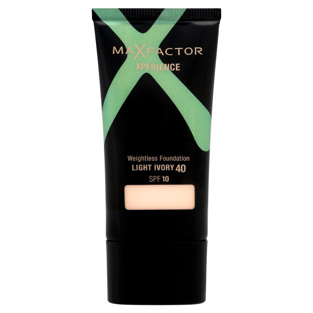 Max Factor, Xperience, Flytande foundation, 40, Ljus elfenben, SPF 10, 30 ml