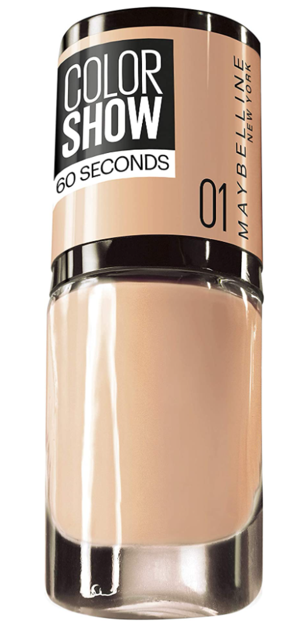 Maybelline, Color Show 60 Seconds, Nagellack, Nr 1, Gå naken, 7 ml