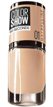Maybelline, Color Show 60 Seconds, Nagellack, Nr 1, Gå naken, 7 ml