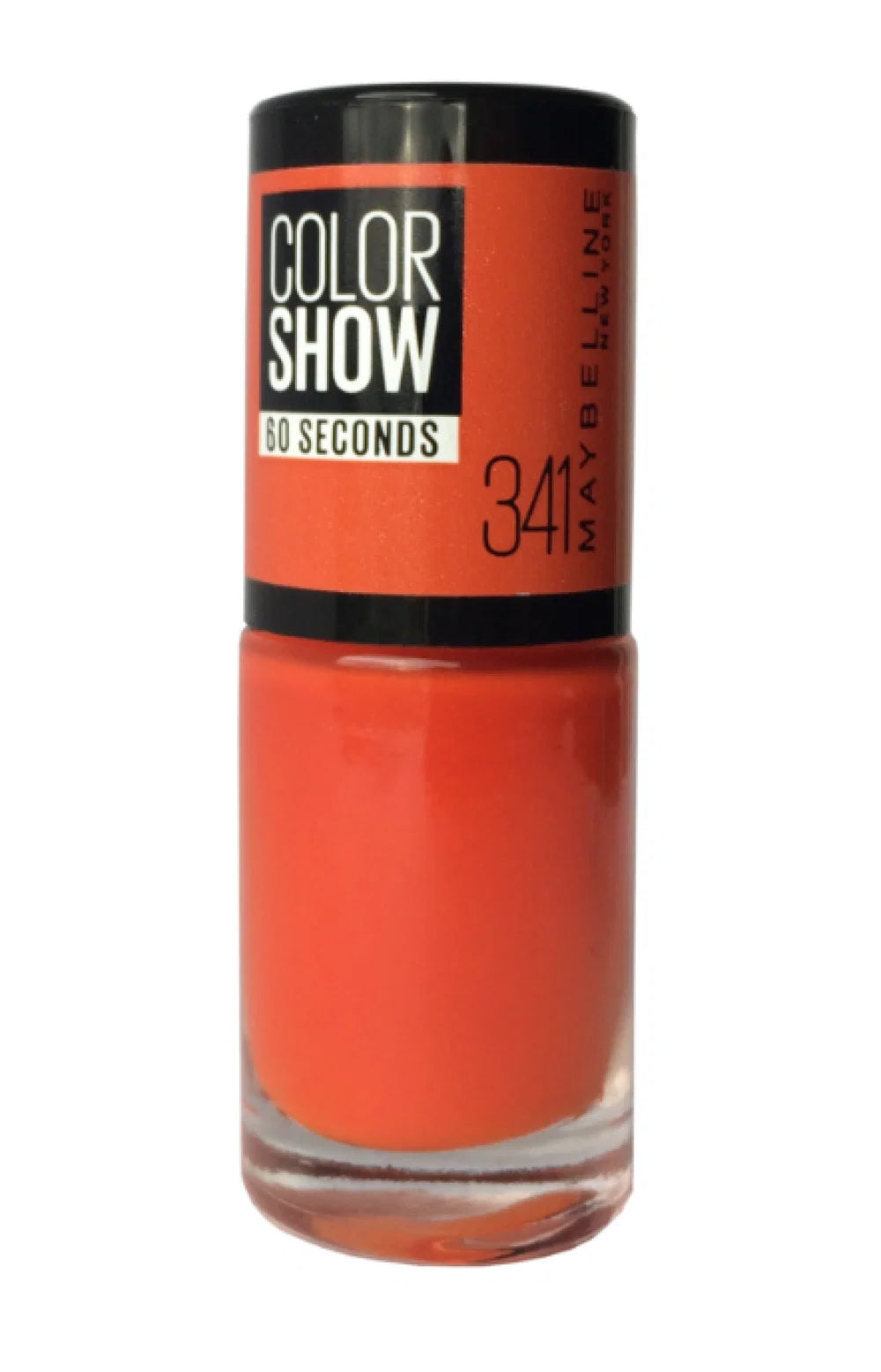 Maybelline, Color Show 60 Seconds, Nagellack, Nr 341, Orange bilaga, 7 ml