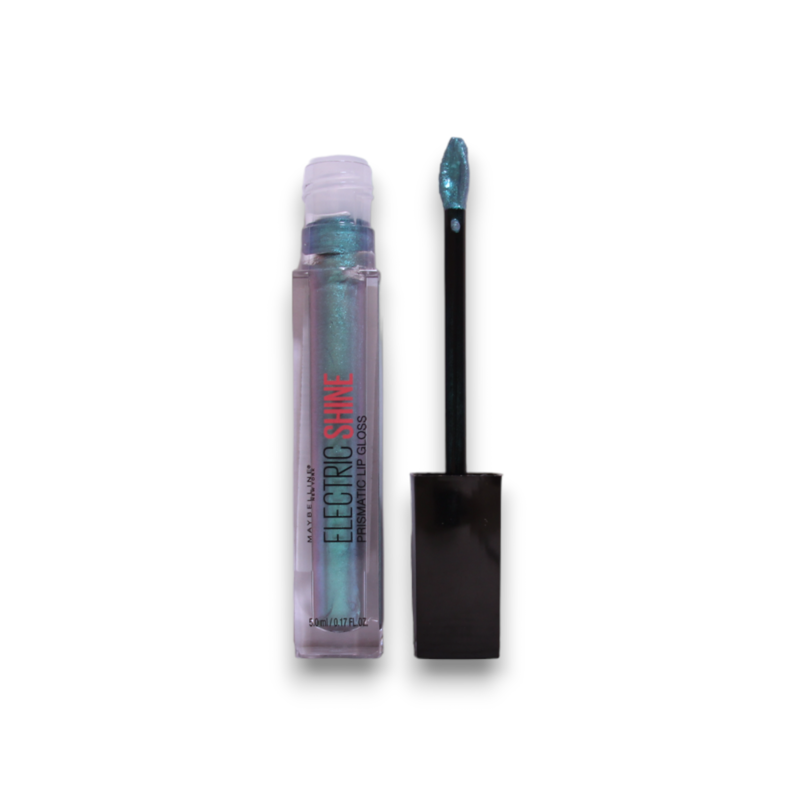 Maybelline, Electrio Shine Prismatic, Läppglans, 165, Elektriskt blå, 5 ml