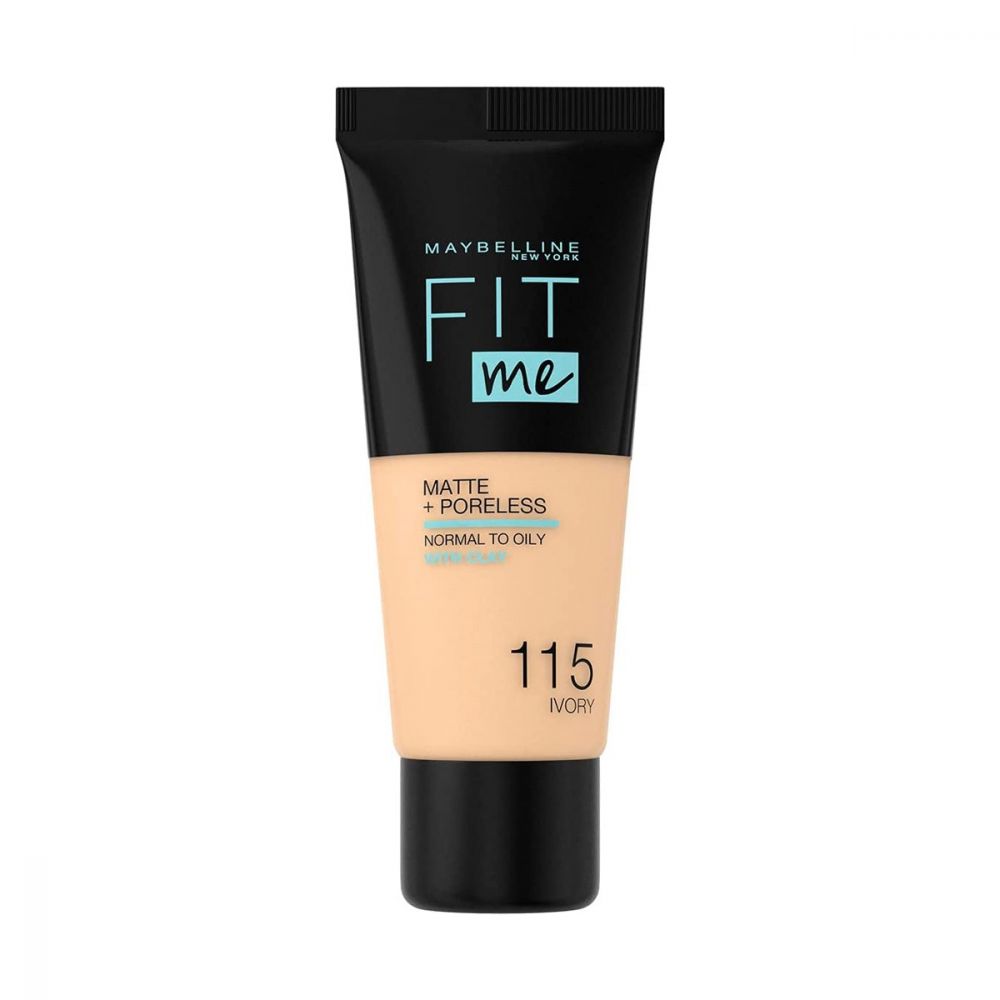 Maybelline, Fit Me Matte + Poreless, Flytande foundation, 150, Elfenben, 30 ml