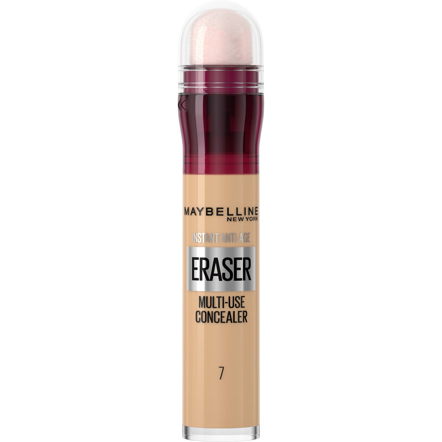 Maybelline, Instant Anti Age Eraser, Korrigering, Concealerpenna för under ögonen, 07, Sand, 6.8 ml