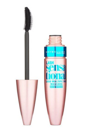 Maybelline, Lash Sensational, Vattentät, Volymgivande, Mascara, Svart, 9.5 ml