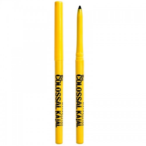 Maybelline, The Colossal, Indragningsbar, Kohl Kajal eyeliner, Svart, 0.35 g