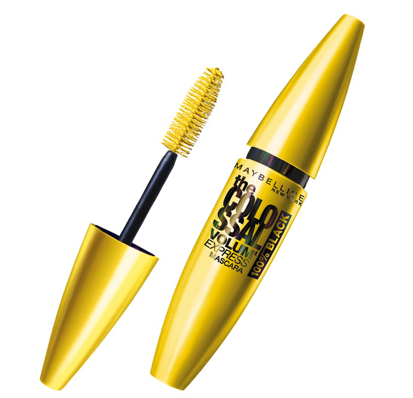Maybelline, The Colossal Volume Express, Kollagen, Volym, Mascara, 100% svart, 10.7 ml