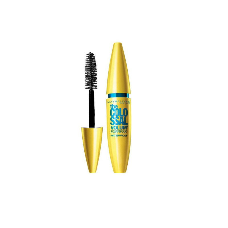 Maybelline, The Colossal Volume Express, Kollagen, Vattentät, Volym, Mascara, Glam svart, 10 ml
