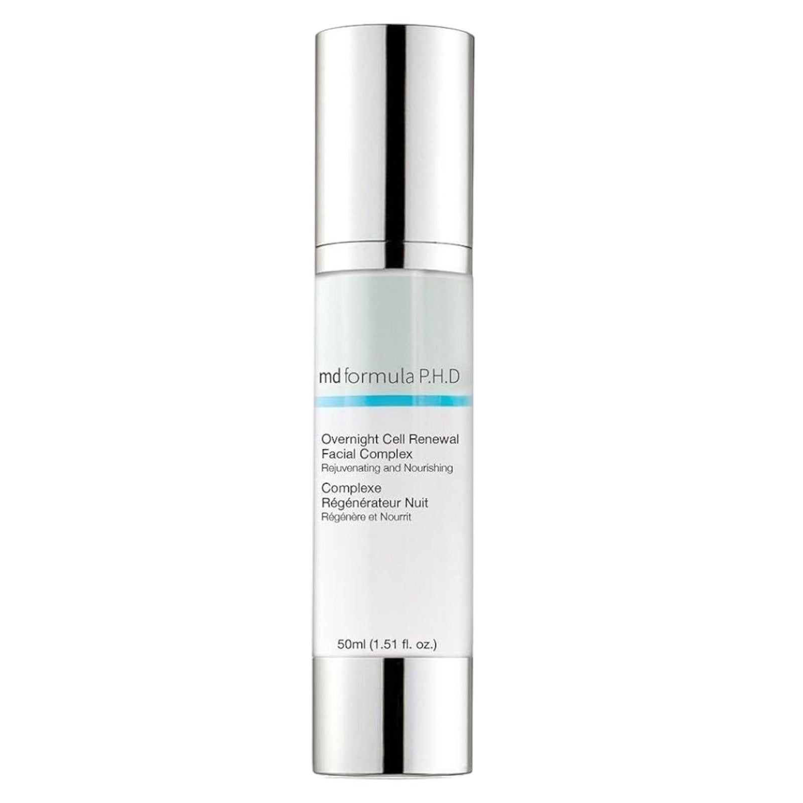 MD Formula P.H.D, Overnight Cell Renewal, Förnyelse, På natten, Grädde, För ansiktet, 50 ml