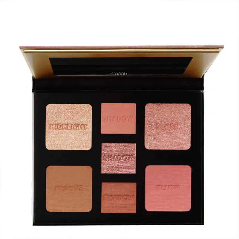 Milani, All Inclusive, Ansiktspalett, 110, Ljus-medium, 7 nyanser, 11 g