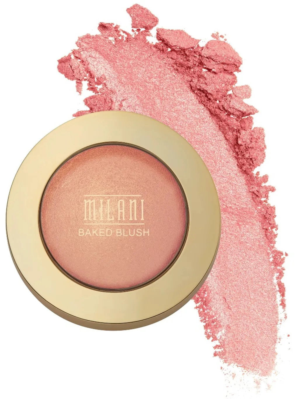 Milani, Baked Blush, Strålglans, Rougepuder, 12, Bella Bellini, 3.5 g