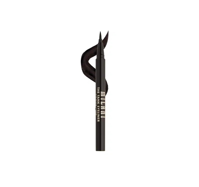 Milani, Stay Put Tank, Vattentät, Flytande eyeliner, 110, Svart, 0.55 ml