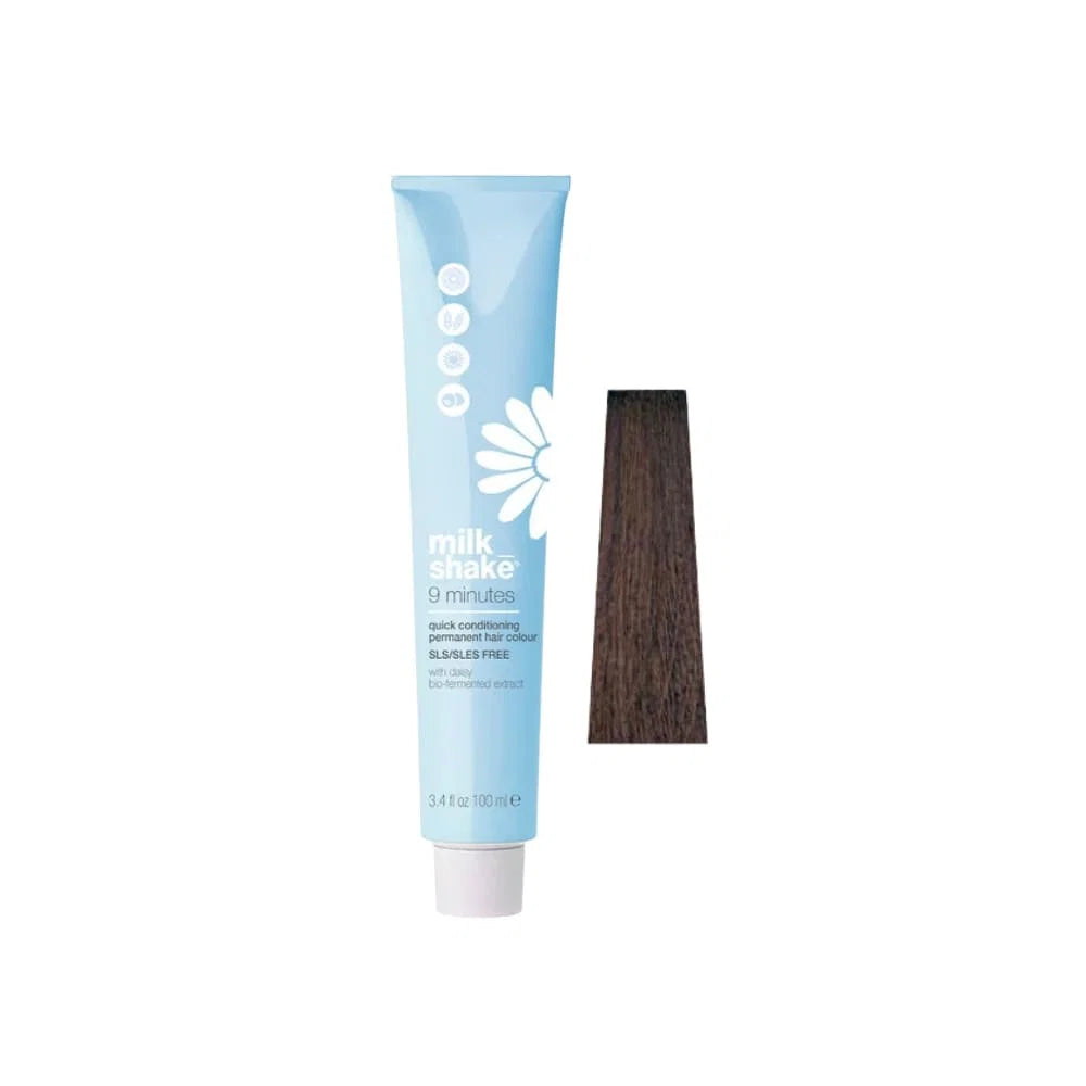 Milk Shake, 9 Minutes, Permanent hårfärg, 6.356GM Dark Mahogany Blonde, 100 ml