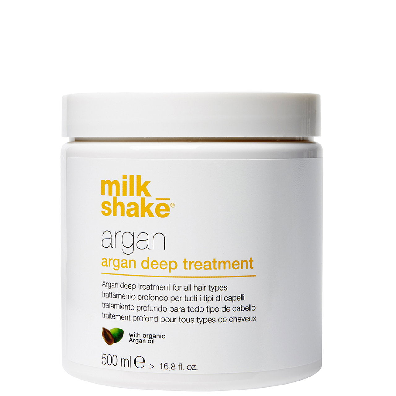 Milk Shake, Argan, Organic Argan Oil, Hair Cream Treatment, For Nourishment, 500 ml