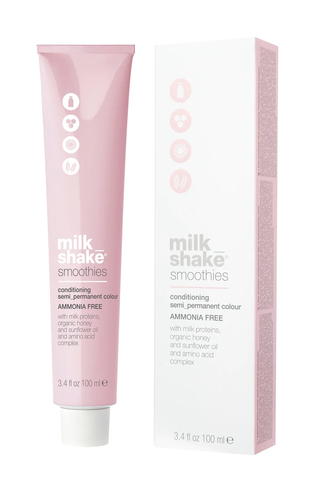 Milk Shake, Smoothies, Ammoniakfri, Semi-permanent hårfärg, 7.137B Very Light Blonde Beige, 100 ml