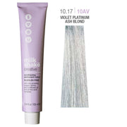 Milk Shake, Creative, SLS/SLES-fri, Permanent hårfärg, 10.1710AV Violett Platinablond Aska, 100 ml