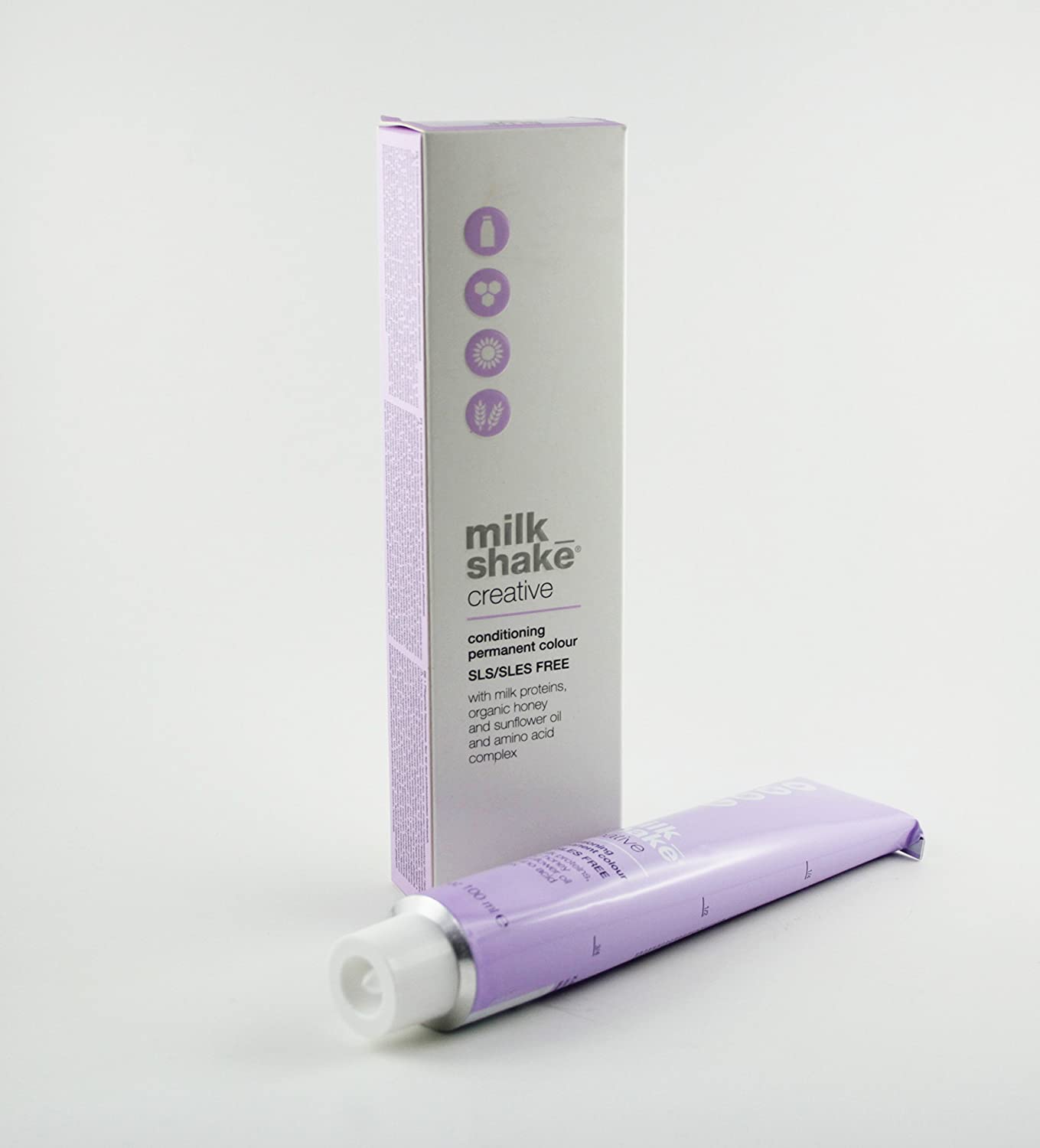 Milk Shake, Creative, Utan SLS/SLES, Permanent hårfärg, 6.86B Iroko, 100 ml
