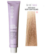 Milk Shake, Creative, SLS/SLES-fri, Permanent hårfärg, 9.139AG Askblond guld mycket ljusblond, 100 ml