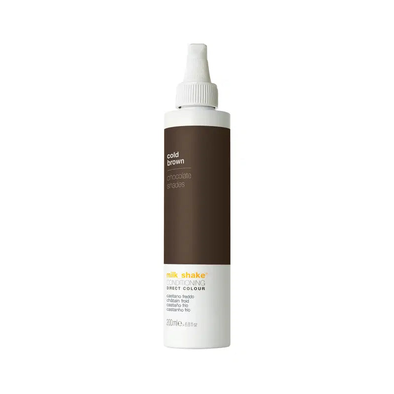 Milk Shake, Direct Colour, Ammoniakfri, Hårfärgsbalsam, Cold Brown, 200 ml