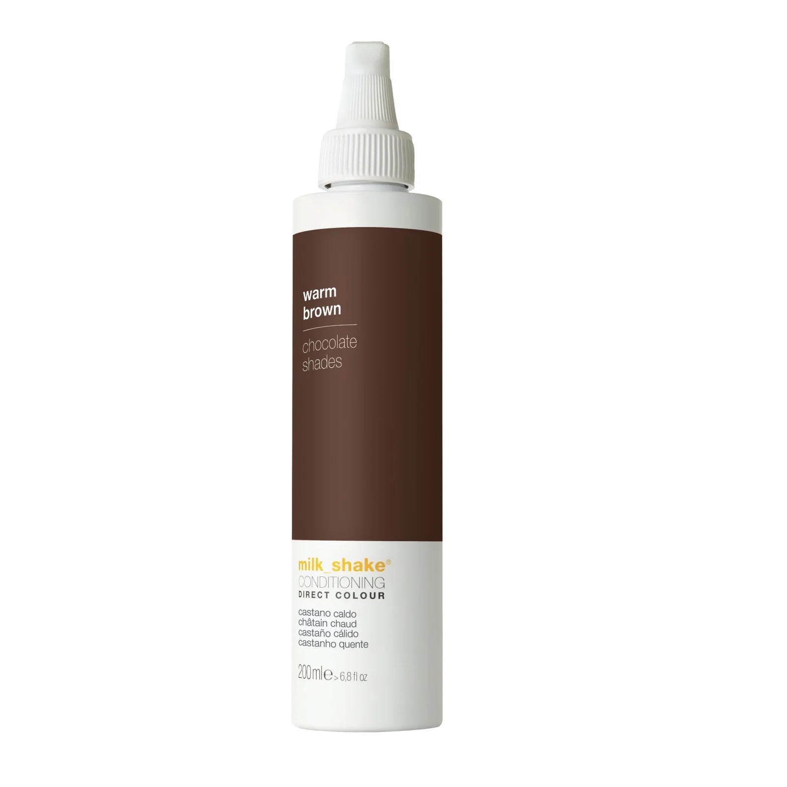 Milk Shake, Direct Colour, Ammoniakfri, Hårfärgsbalsam, Warm Brown, 200 ml