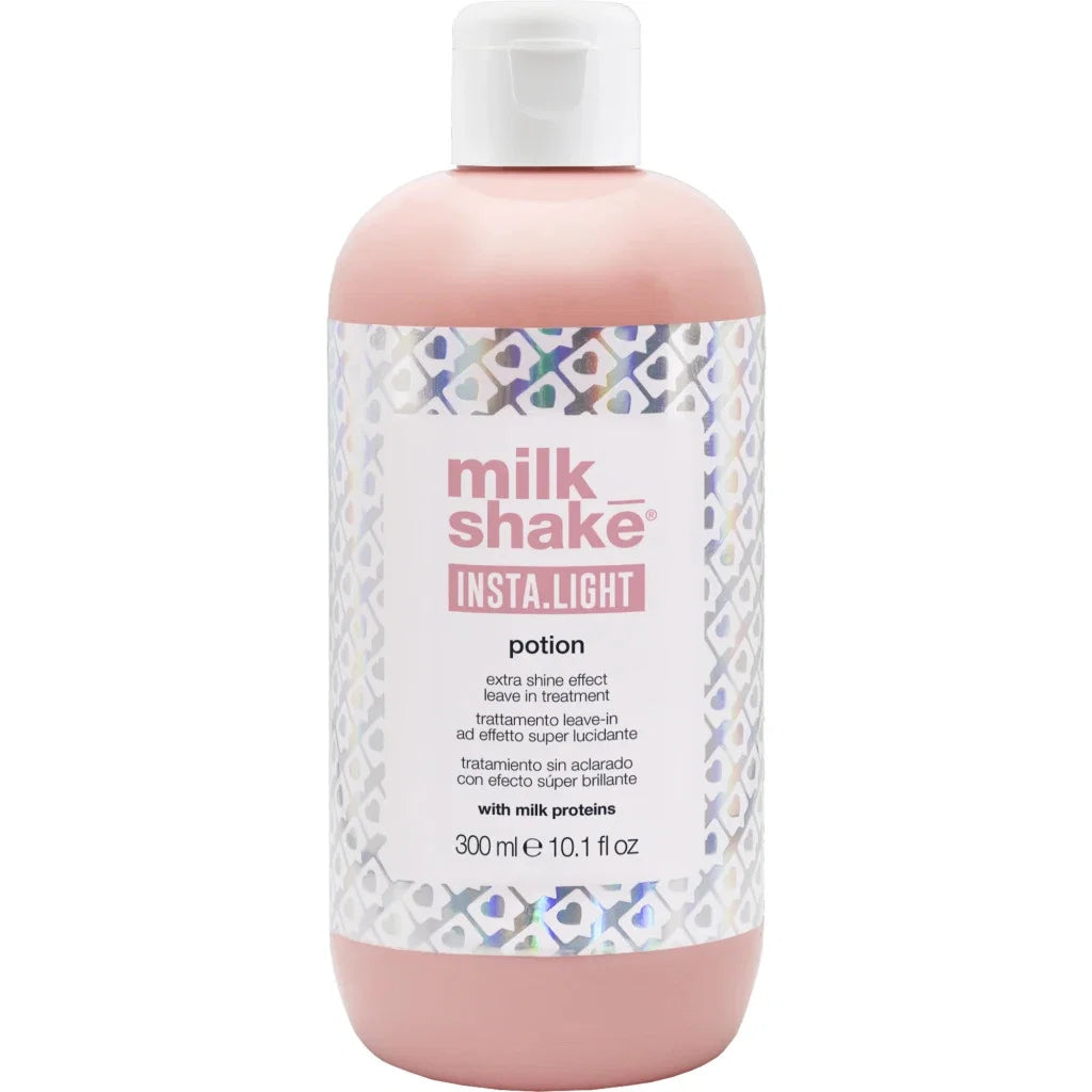 Milk Shake, Insta Light Potion, Mjölkproteiner, Leave-in krämbehandling för hår, För glans, 300 ml