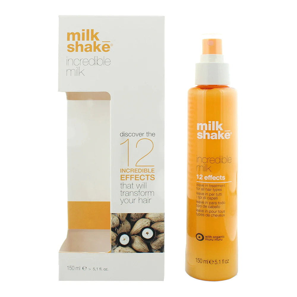 Milk Shake, Incredible Milk, Ekologiska fruktextrakt, Hårspraybehandling, Reparation/Skydd/Volym & Glans, 150 ml
