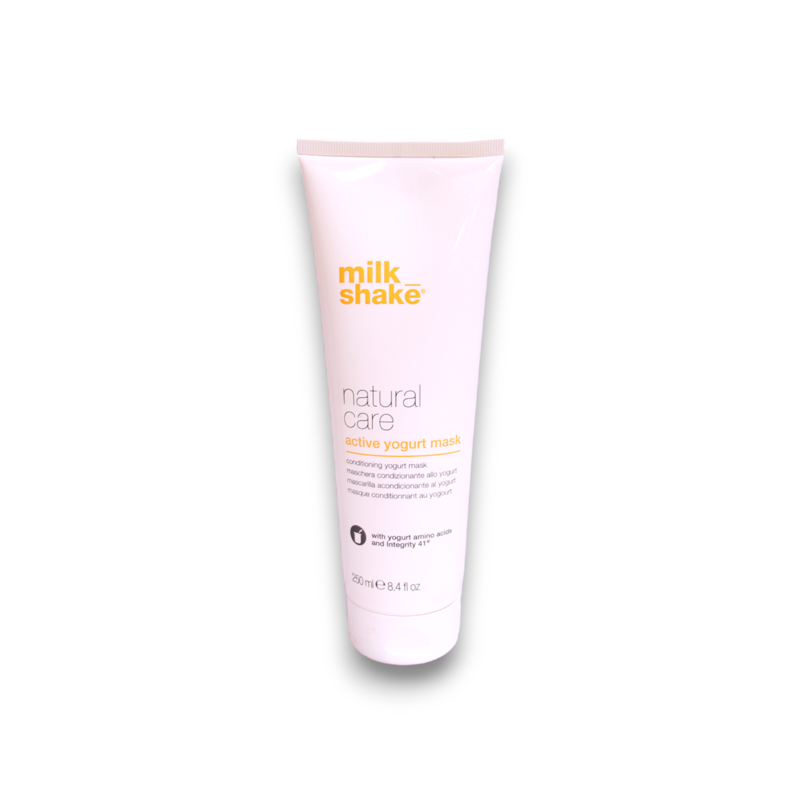 Milk Shake, Natural Care Active Yogurt, Hårbehandlingskrämmask, För färgskydd, 250 ml